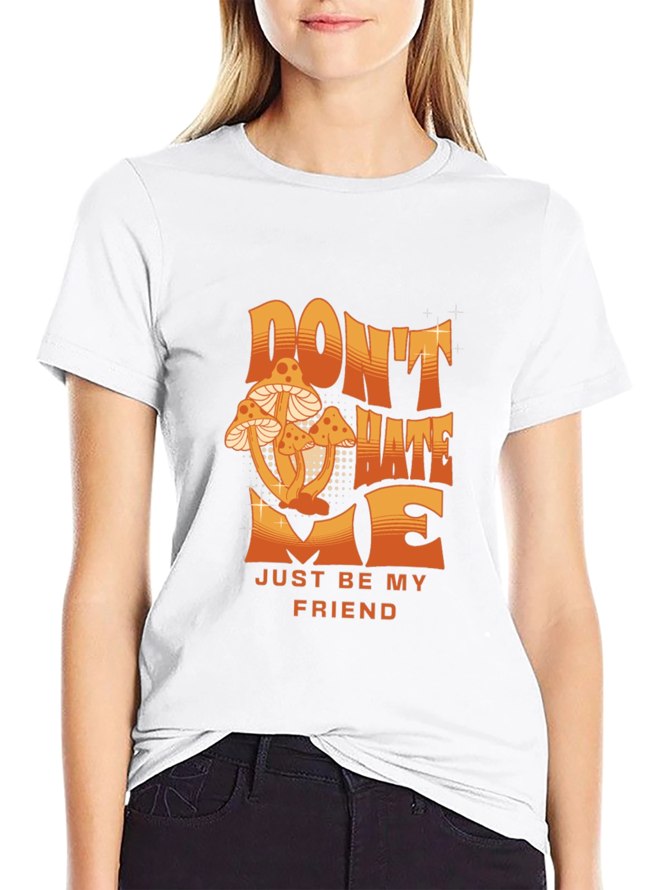 Dont Hate Me Mushroom Graphic Tee