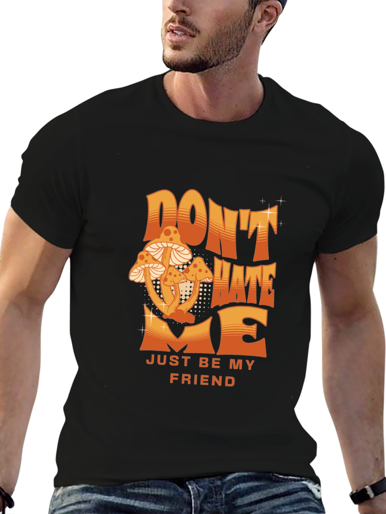 Dont Hate Me Mushroom Graphic Tee