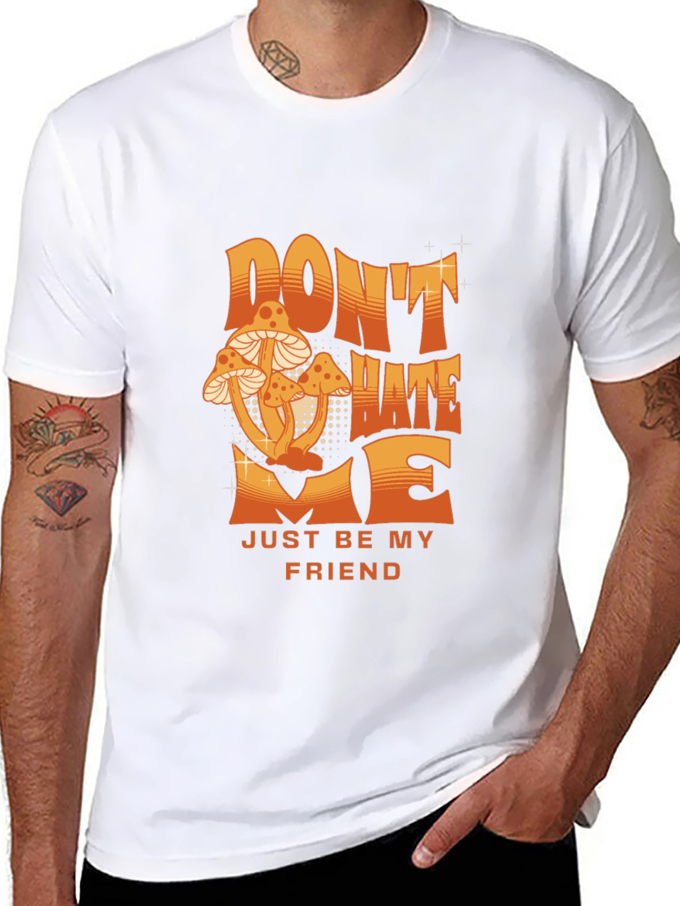 Dont Hate Me Mushroom Graphic Tee