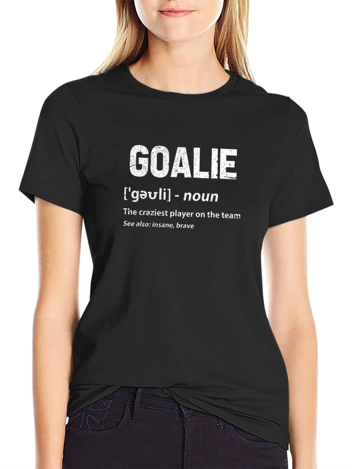 Goalie Definition T-Shirt - Ice Hockey Goalkeeper Tee