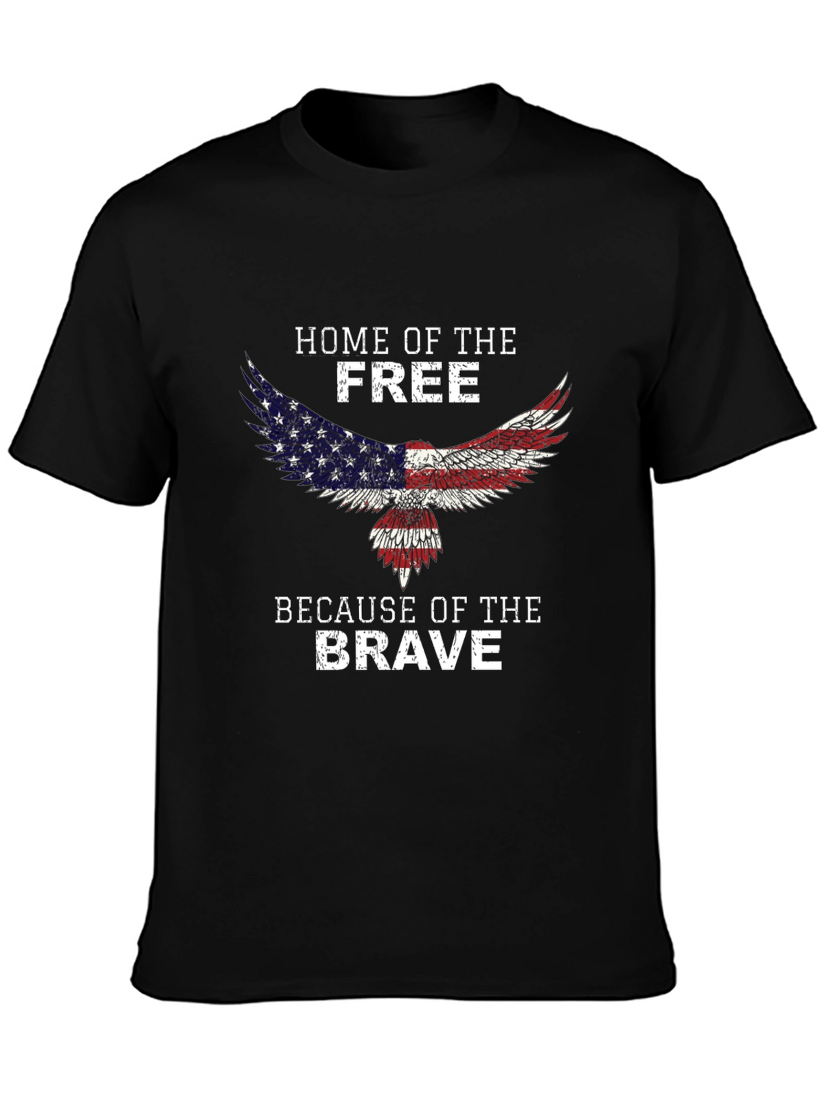 Home of the Free Eagle Patriotic Tee
