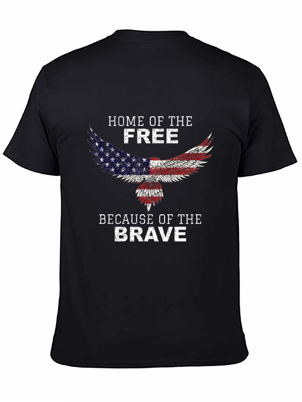 Home of the Free Eagle Patriotic Tee