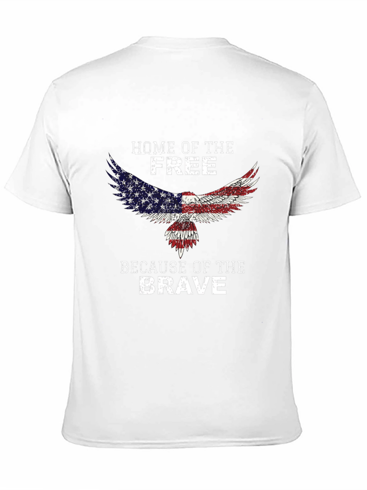 Home of the Free Eagle Patriotic Tee
