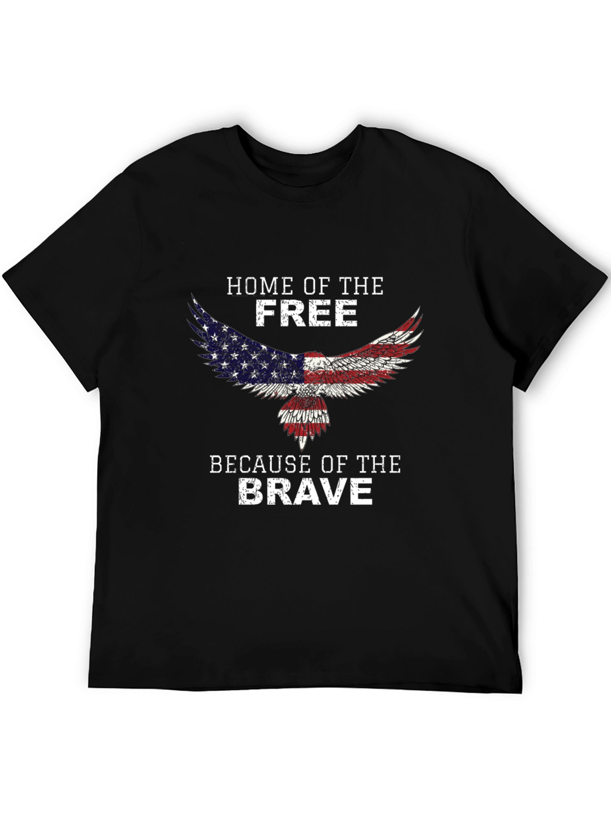 Home of the Free Eagle Patriotic Tee