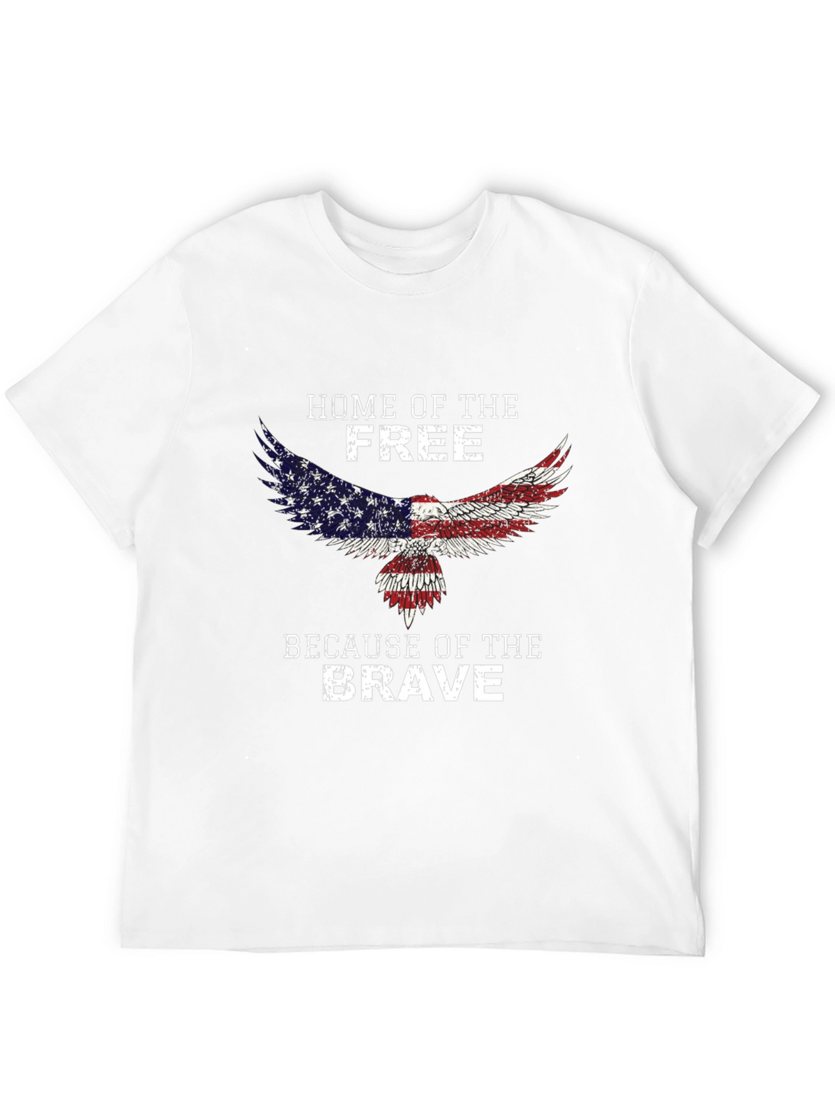 Home of the Free Eagle Patriotic Tee