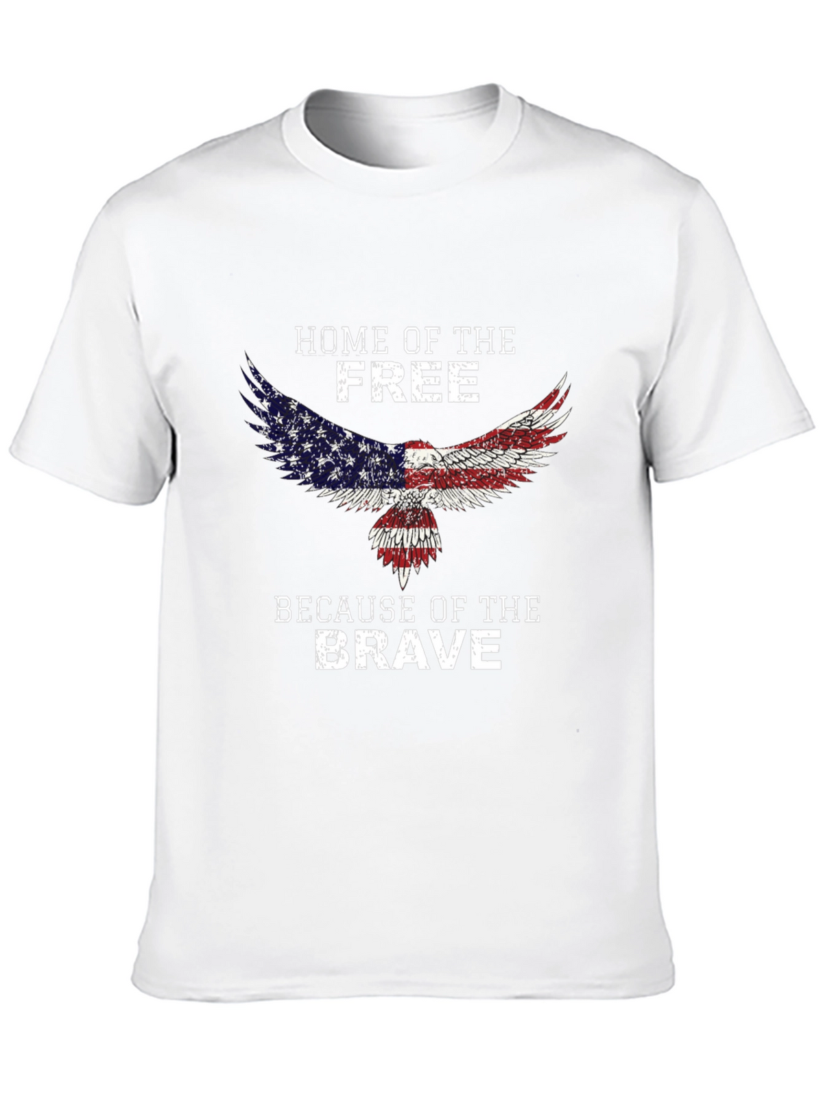 Home of the Free Eagle Patriotic Tee