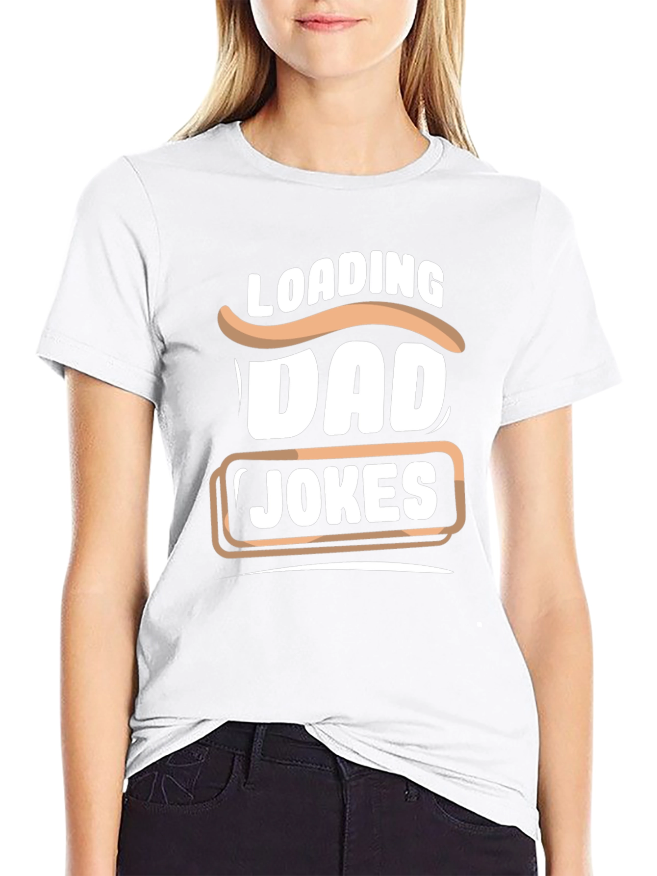 Dad Jokes Loading T-Shirt - Funny Fathers Day Gift