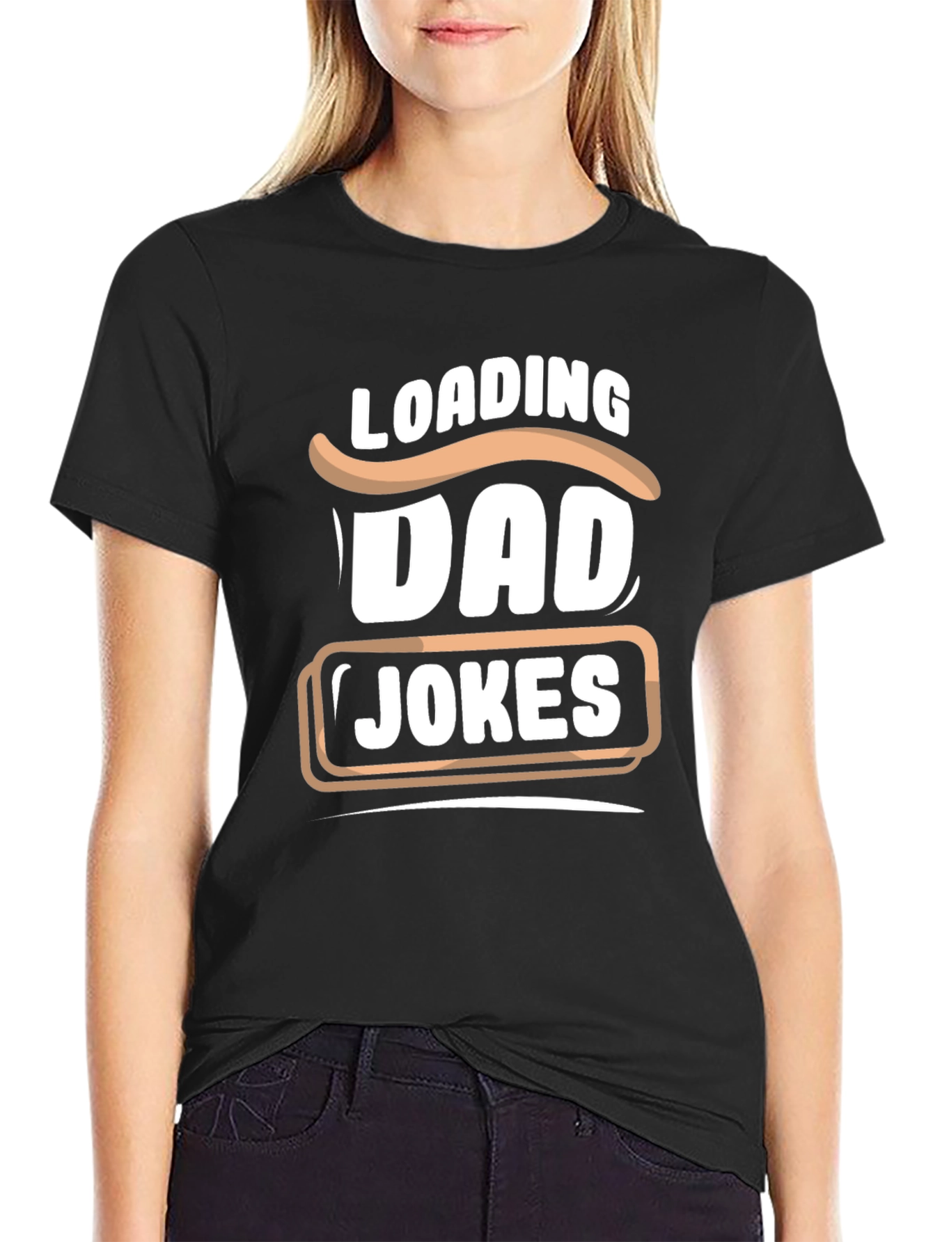 Dad Jokes Loading T-Shirt - Funny Fathers Day Gift