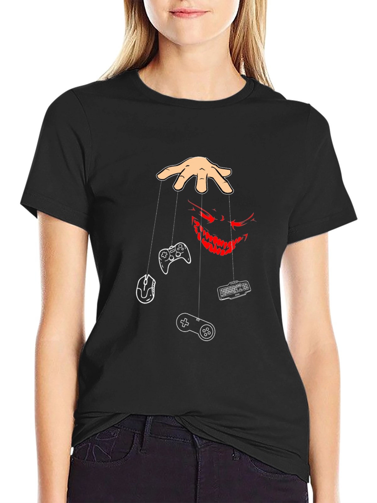 Gaming Puppet Master Black T-Shirt