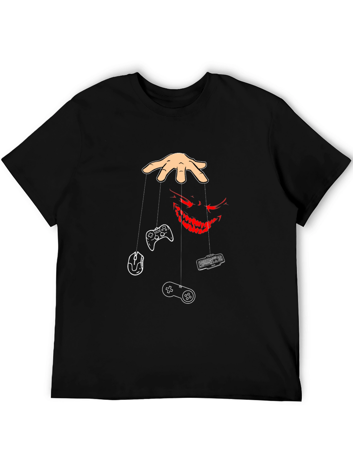 Gaming Puppet Master Black T-Shirt