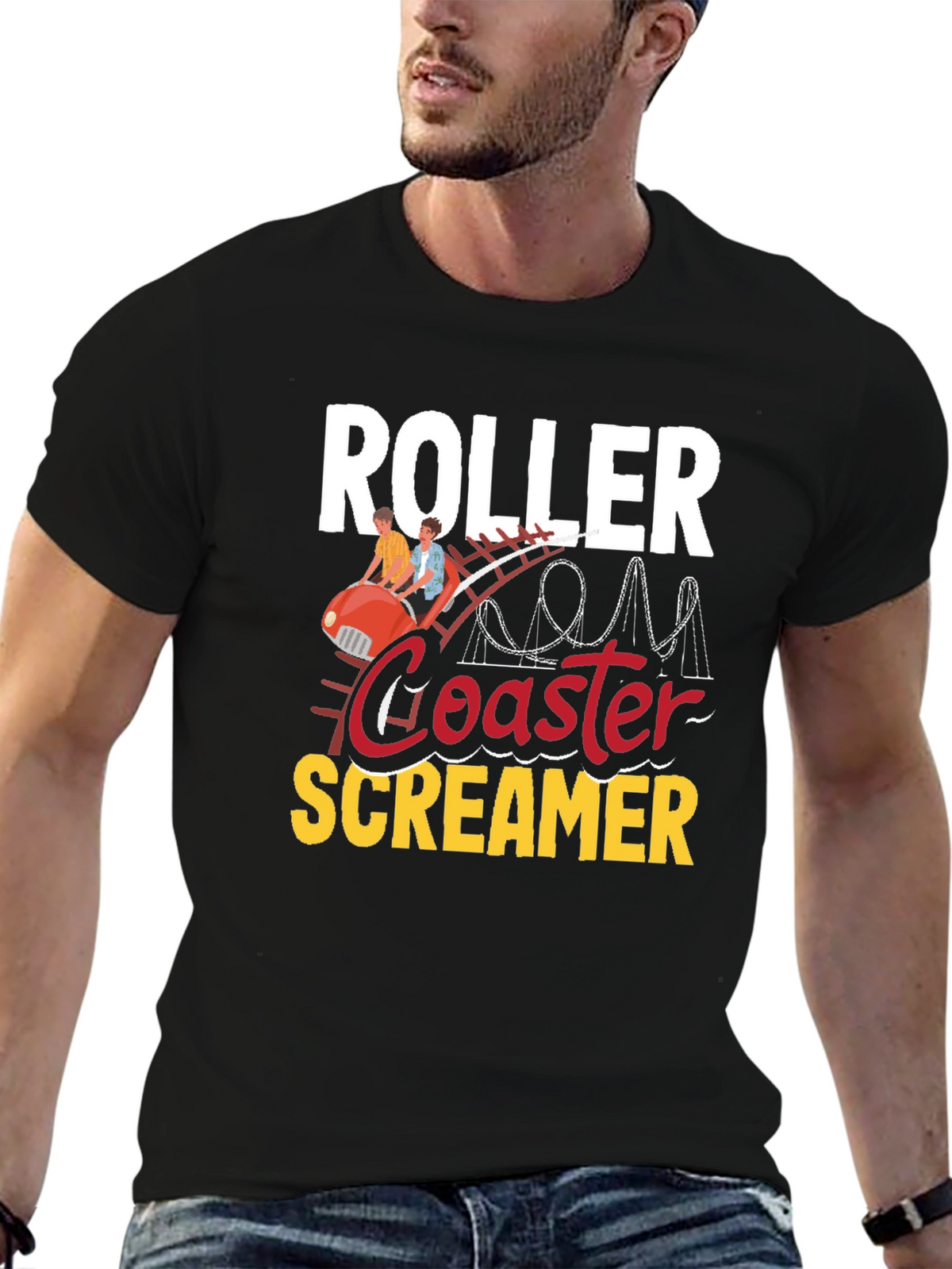 Roller Coaster Screamer T-Shirt