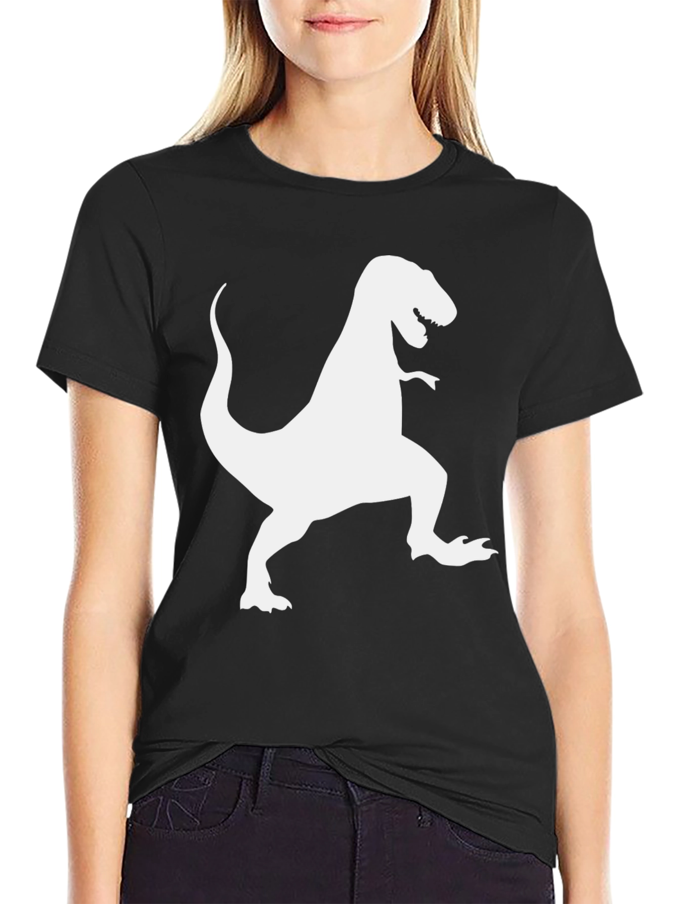T-Rex Graphic Tee - Black Short Sleeve