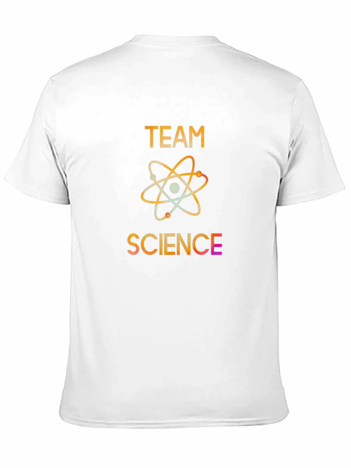 Team Science Graphic Print Black T-Shirt