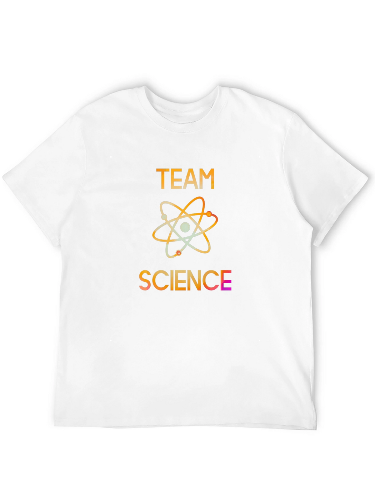 Team Science Graphic Print Black T-Shirt
