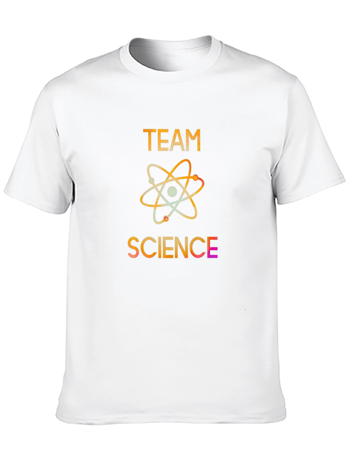 Team Science Graphic Print Black T-Shirt