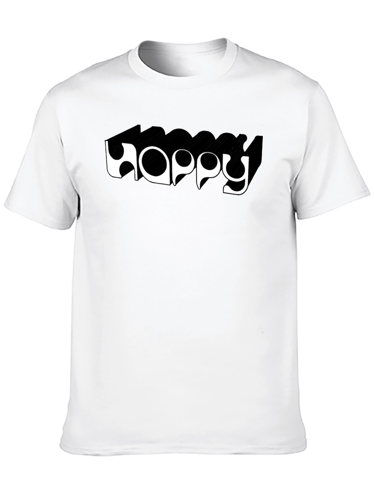 Happy Graphic Tee - Black
