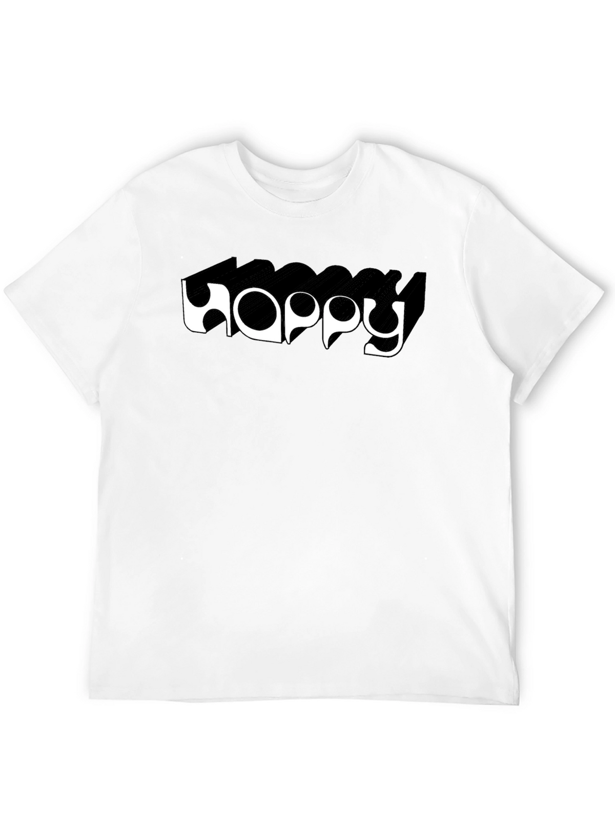 Happy Graphic Tee - Black