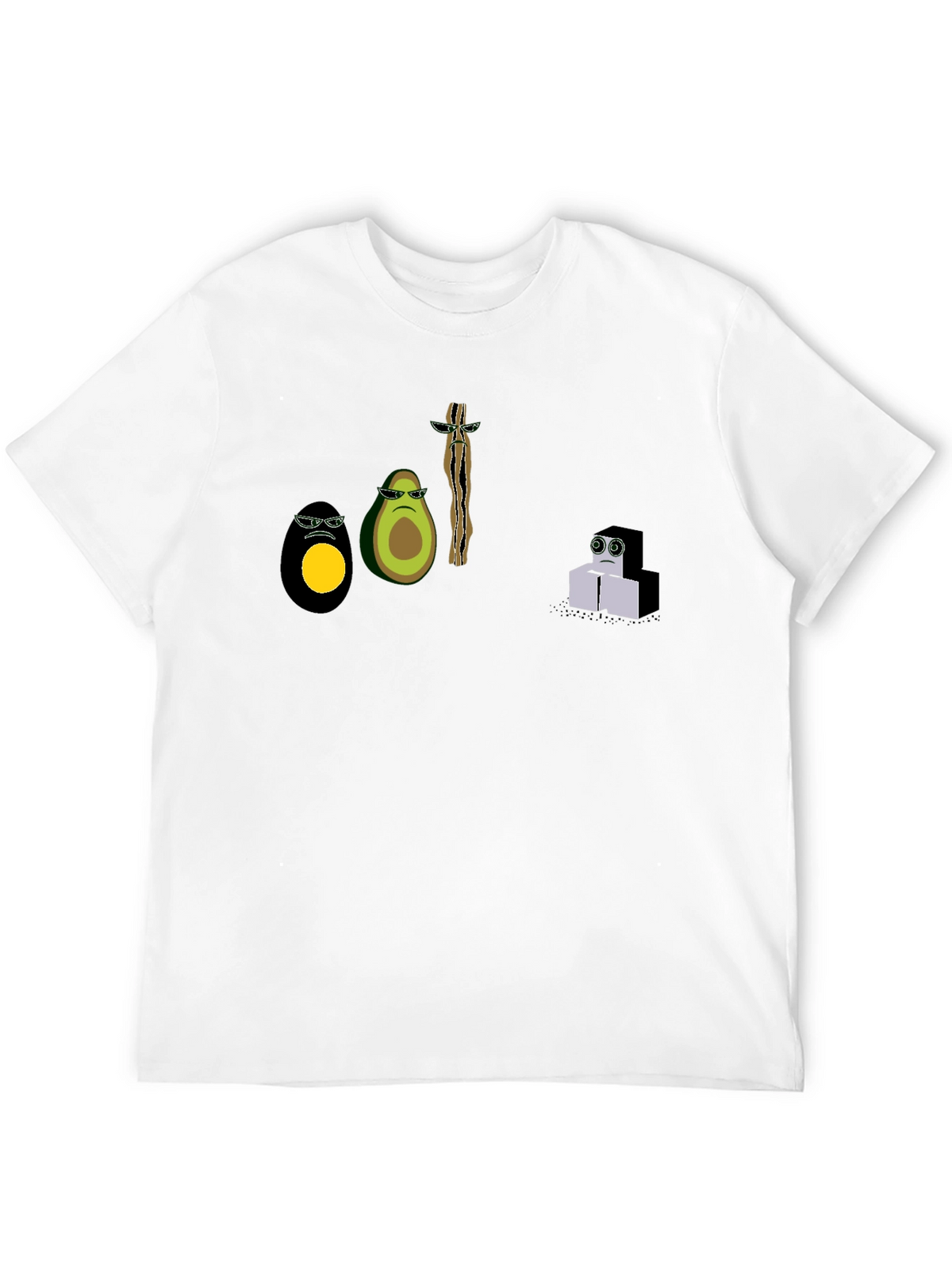 Cool Graphic Print Black T-Shirt
