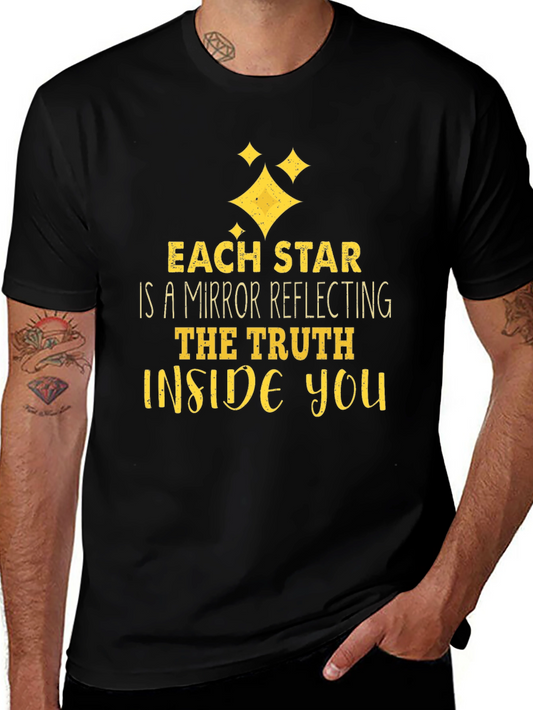 Star Mirror Truth Inside T-Shirt - Premium Cotton Comfort