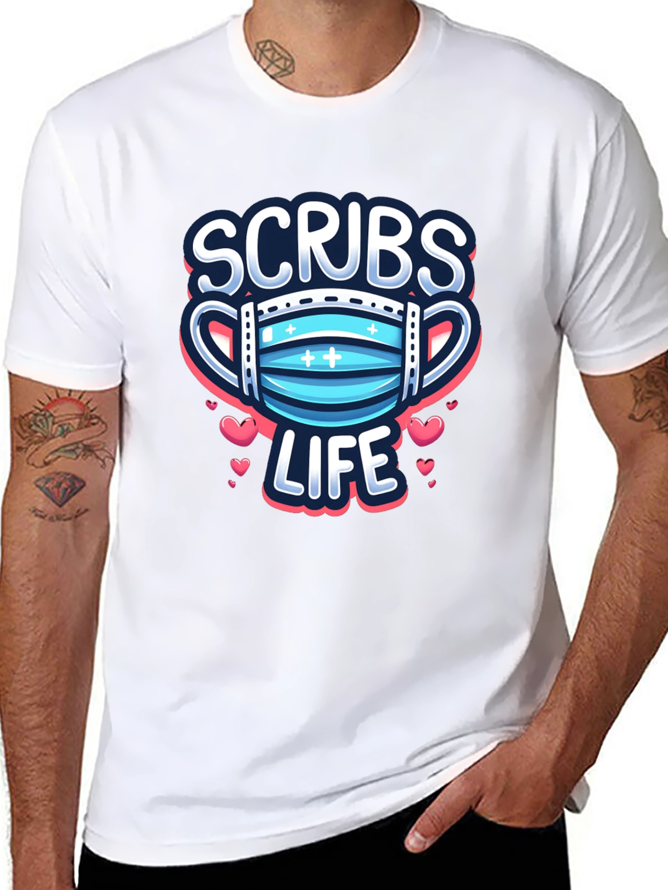 Scrubs Life Graphic Tee
