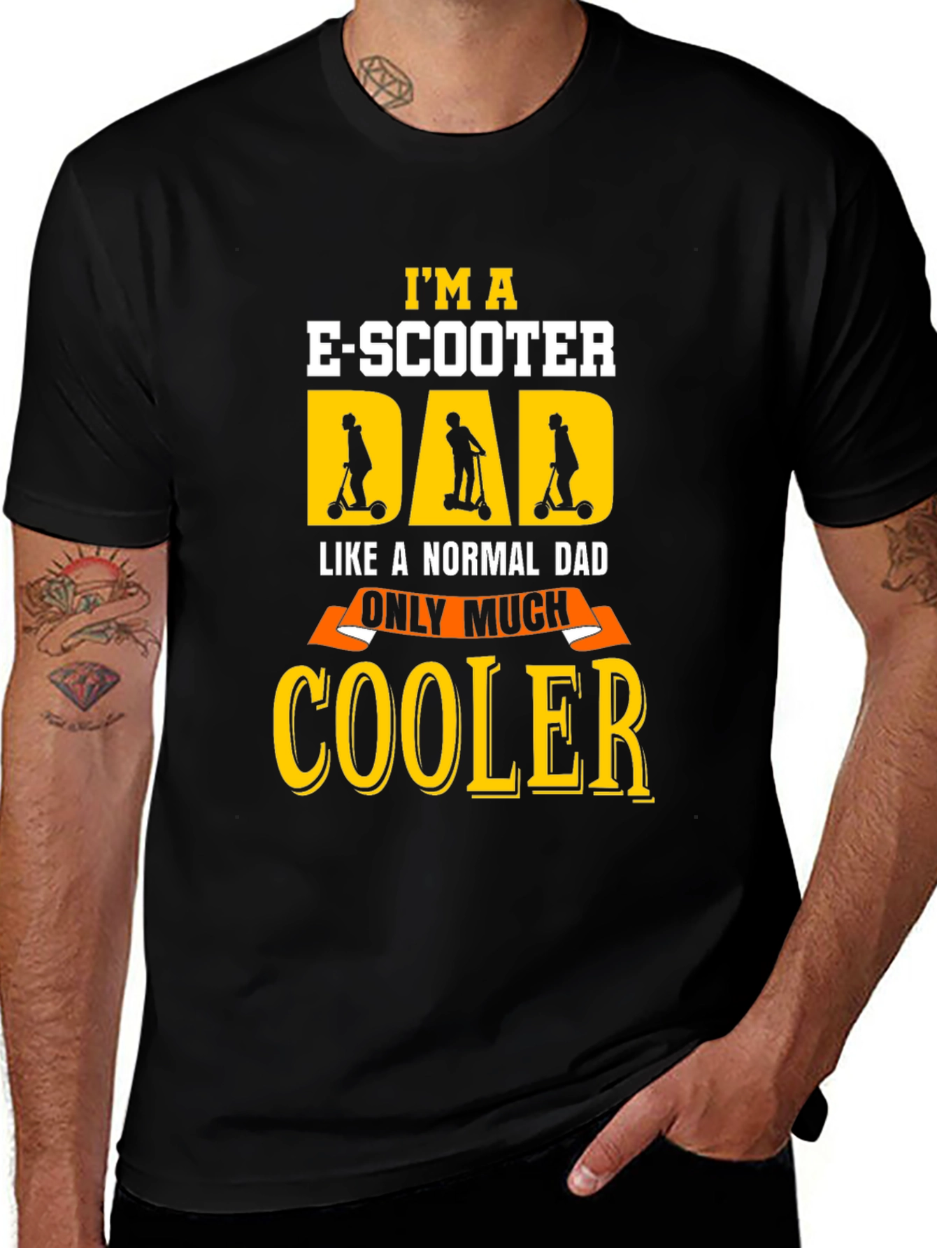 E-Scooter Dad T-Shirt - Funny Fathers Day Gift