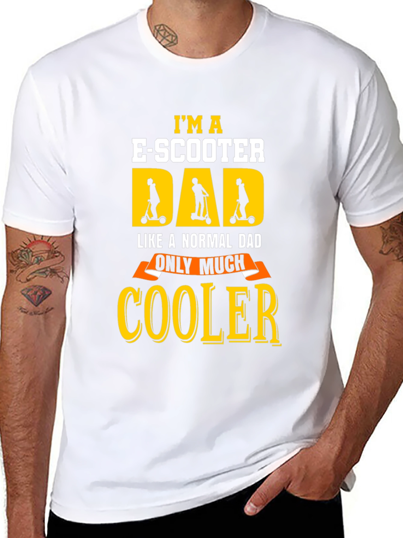 E-Scooter Dad T-Shirt - Funny Fathers Day Gift