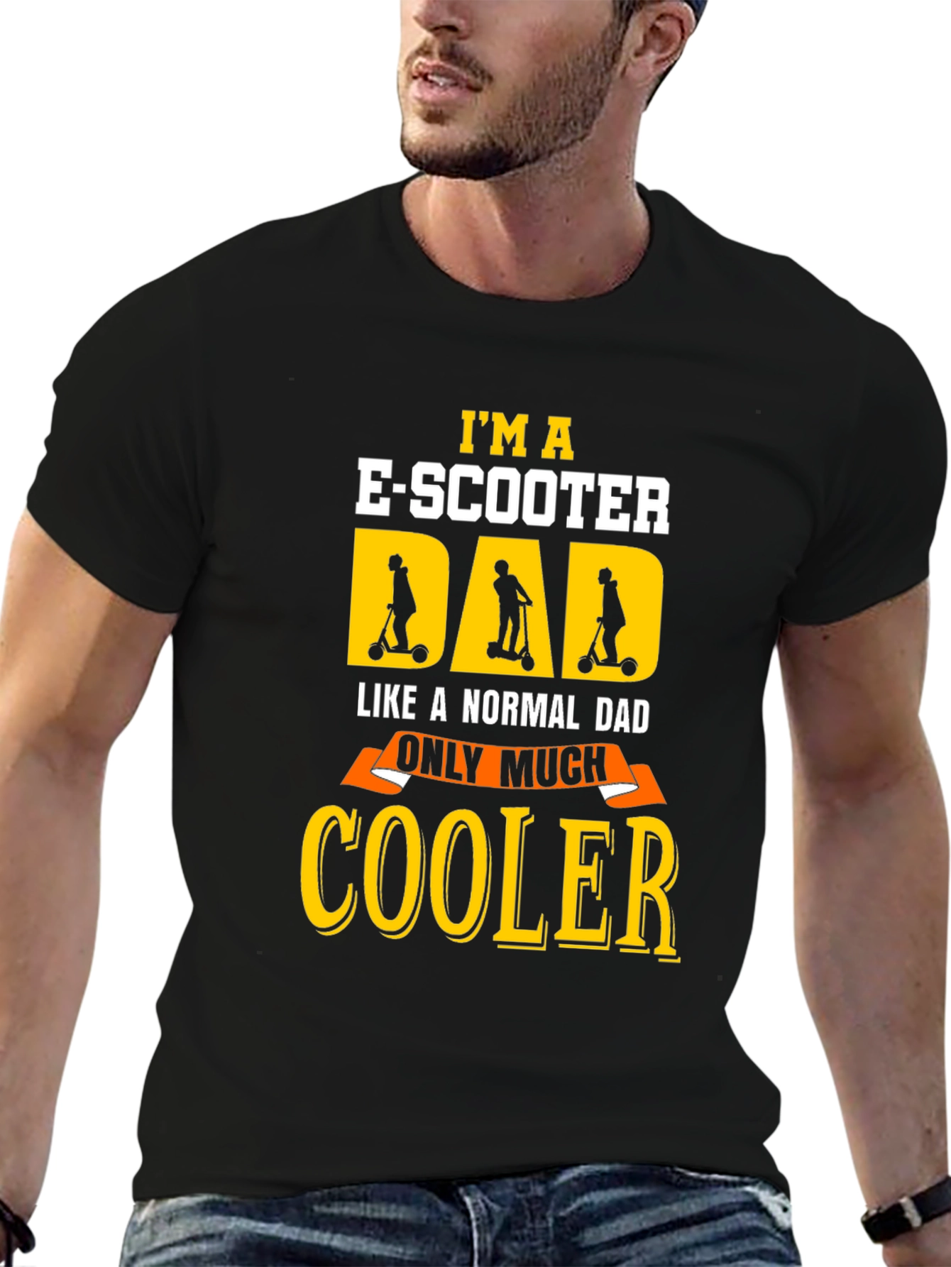E-Scooter Dad T-Shirt - Funny Fathers Day Gift