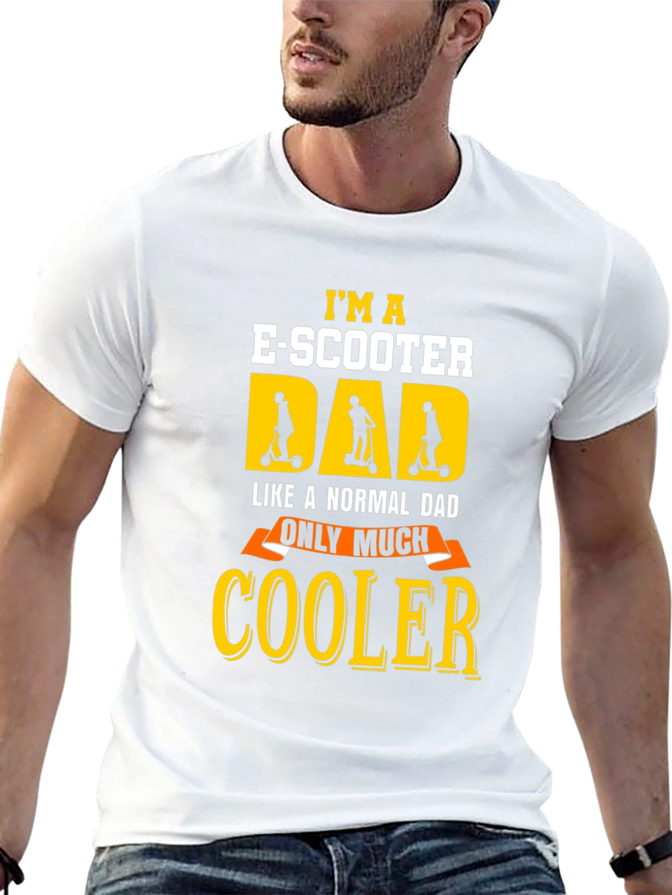 E-Scooter Dad T-Shirt - Funny Fathers Day Gift