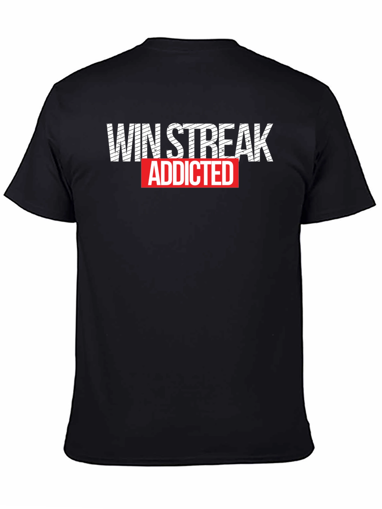 Win Streak Addicted Graphic Tee - Black