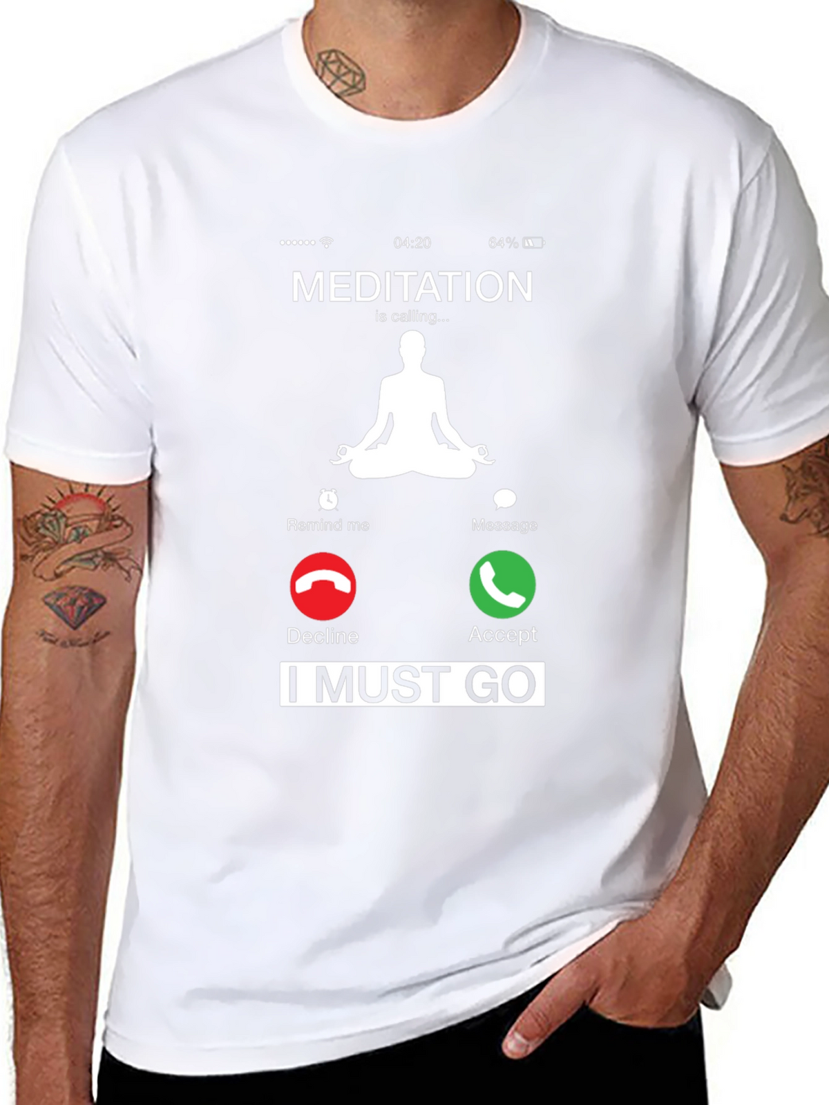 Meditation is Calling T-Shirt - Relax and Unwind