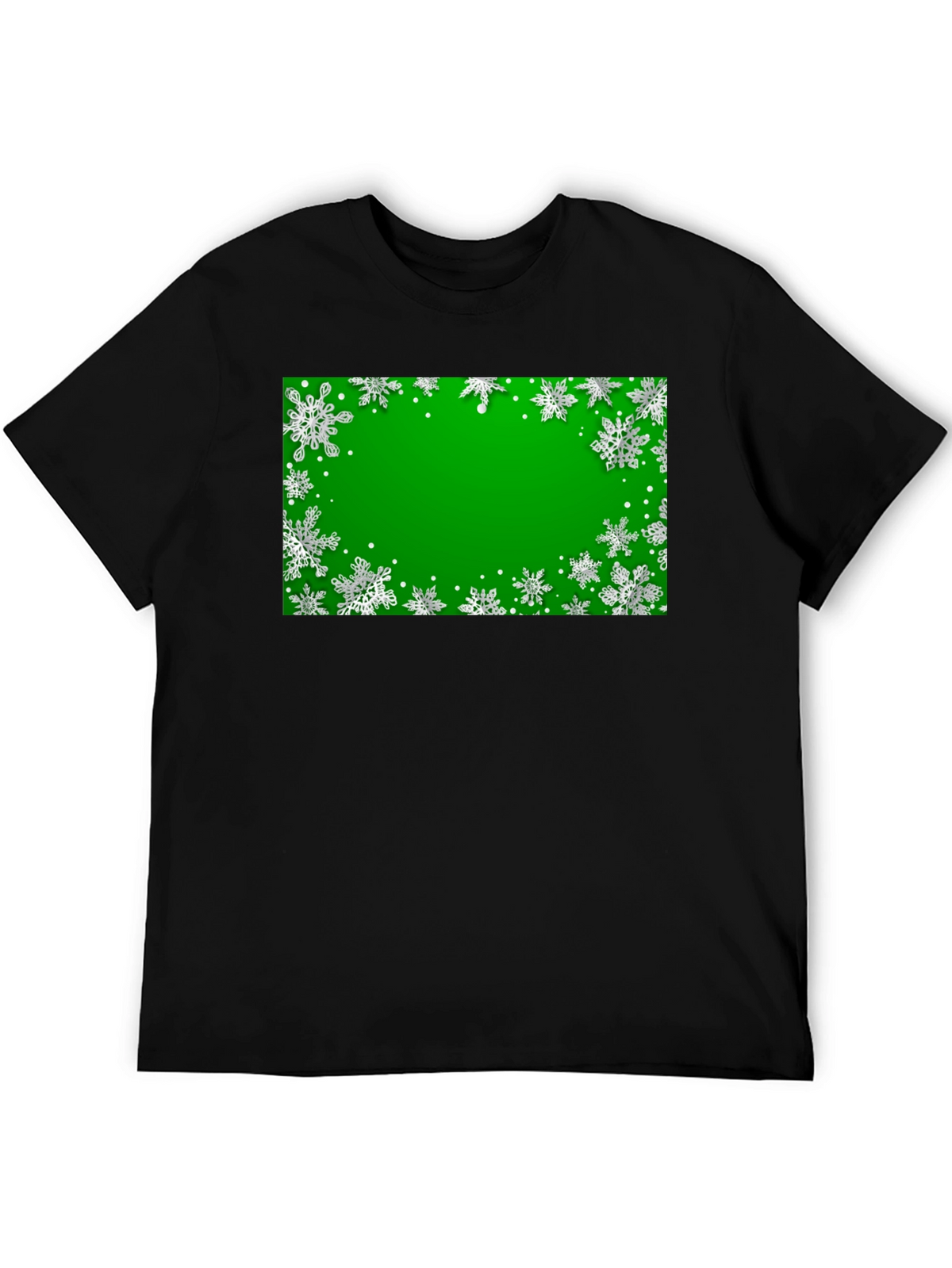 Festive Snowflake Border T-Shirt