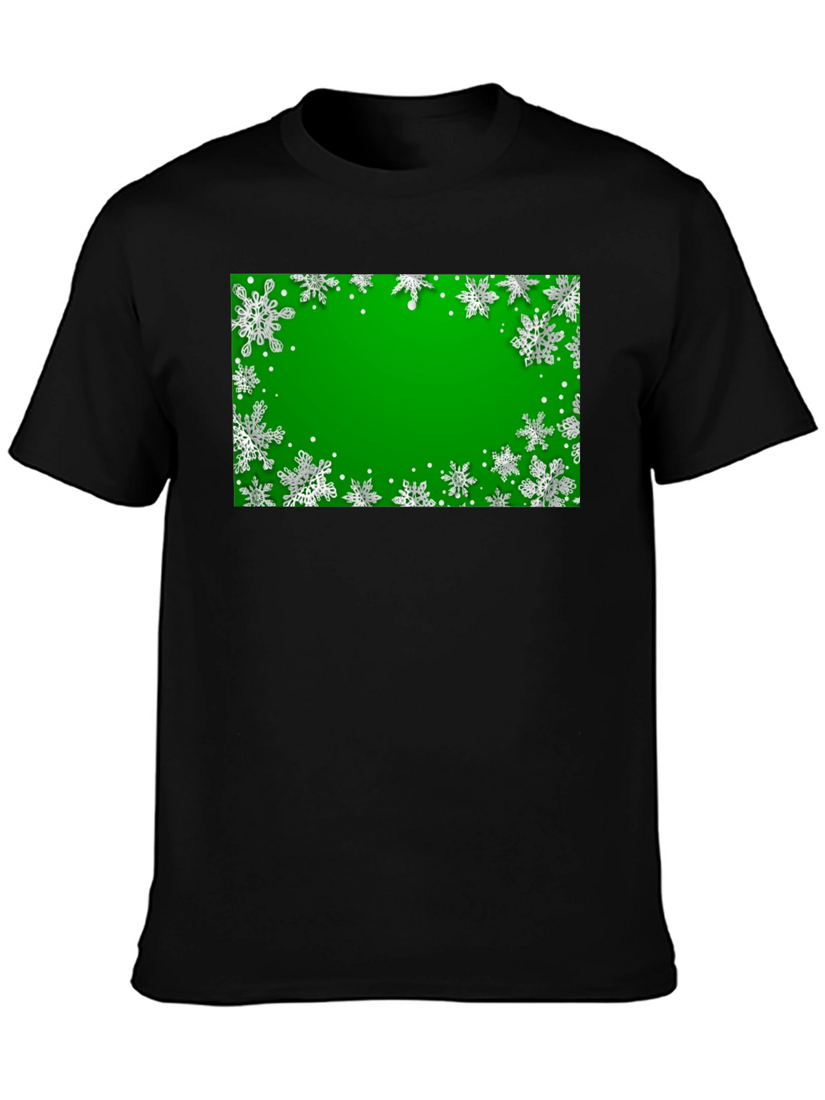 Festive Snowflake Border T-Shirt