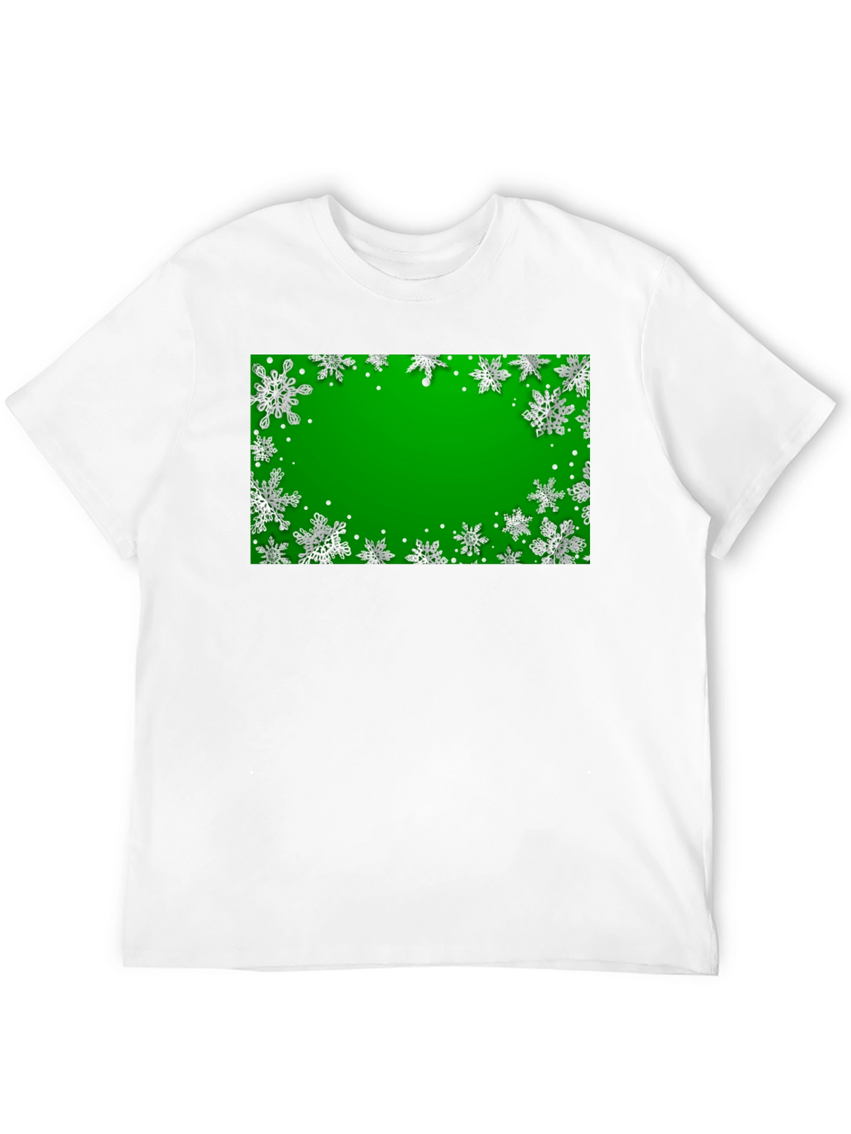 Festive Snowflake Border T-Shirt