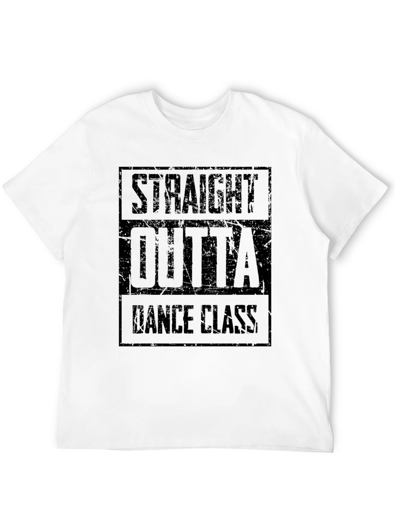 Straight Outta Dance Class Black Graphic Tee