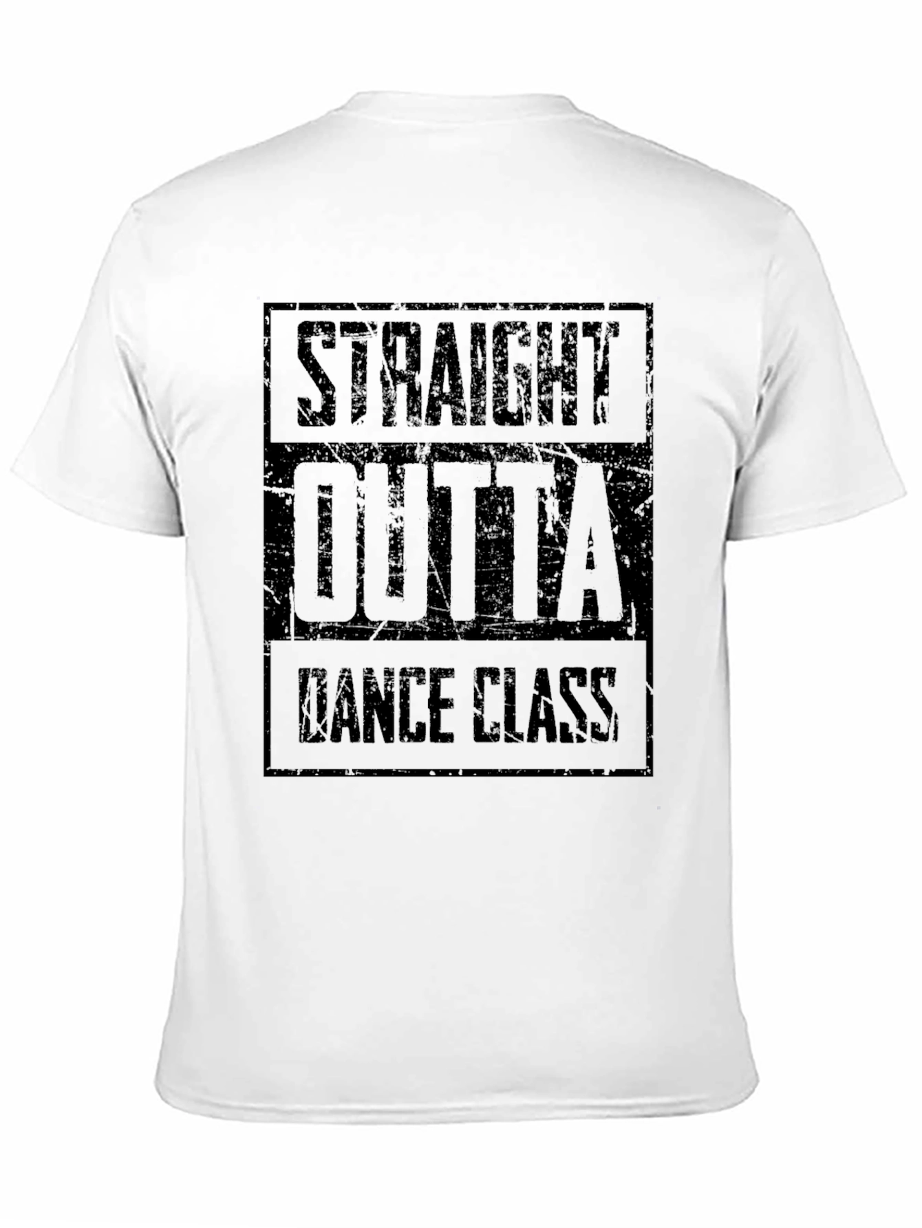Straight Outta Dance Class Black Graphic Tee