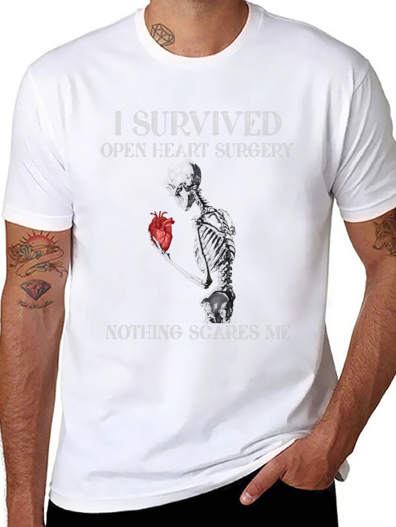 I Survived Open Heart Surgery Graphic Tee