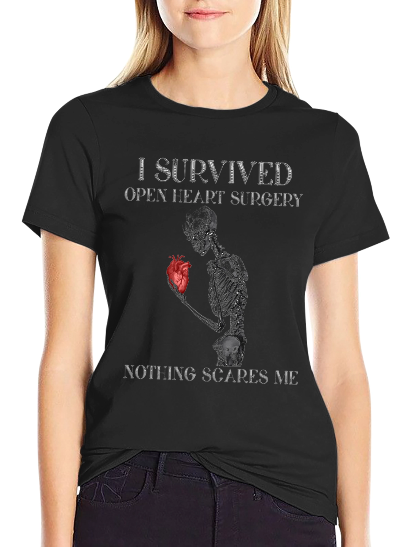 I Survived Open Heart Surgery Graphic Tee