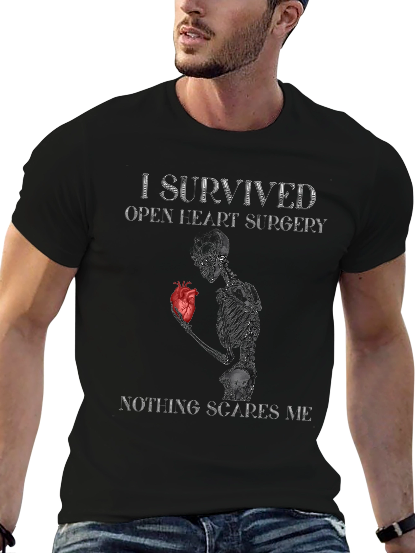 I Survived Open Heart Surgery Graphic Tee