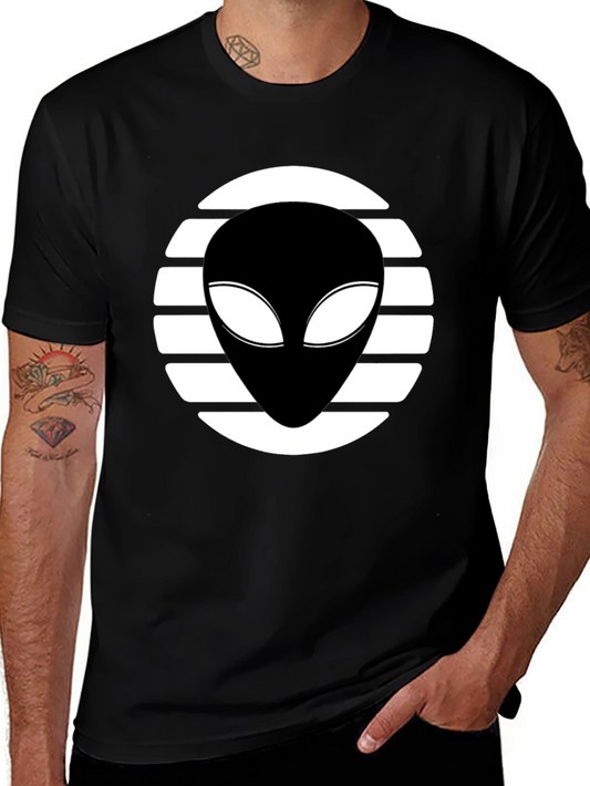 Alien Graphic Black T-Shirt