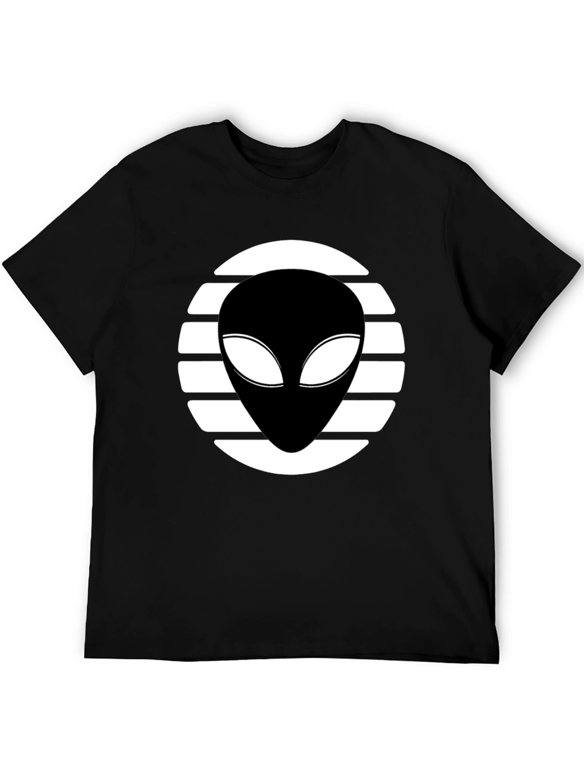 Alien Graphic Black T-Shirt