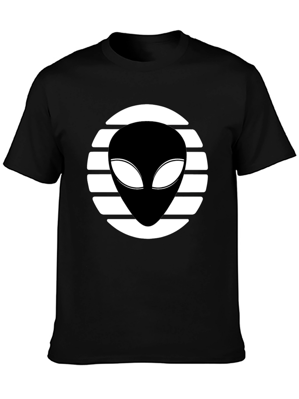 Alien Graphic Black T-Shirt
