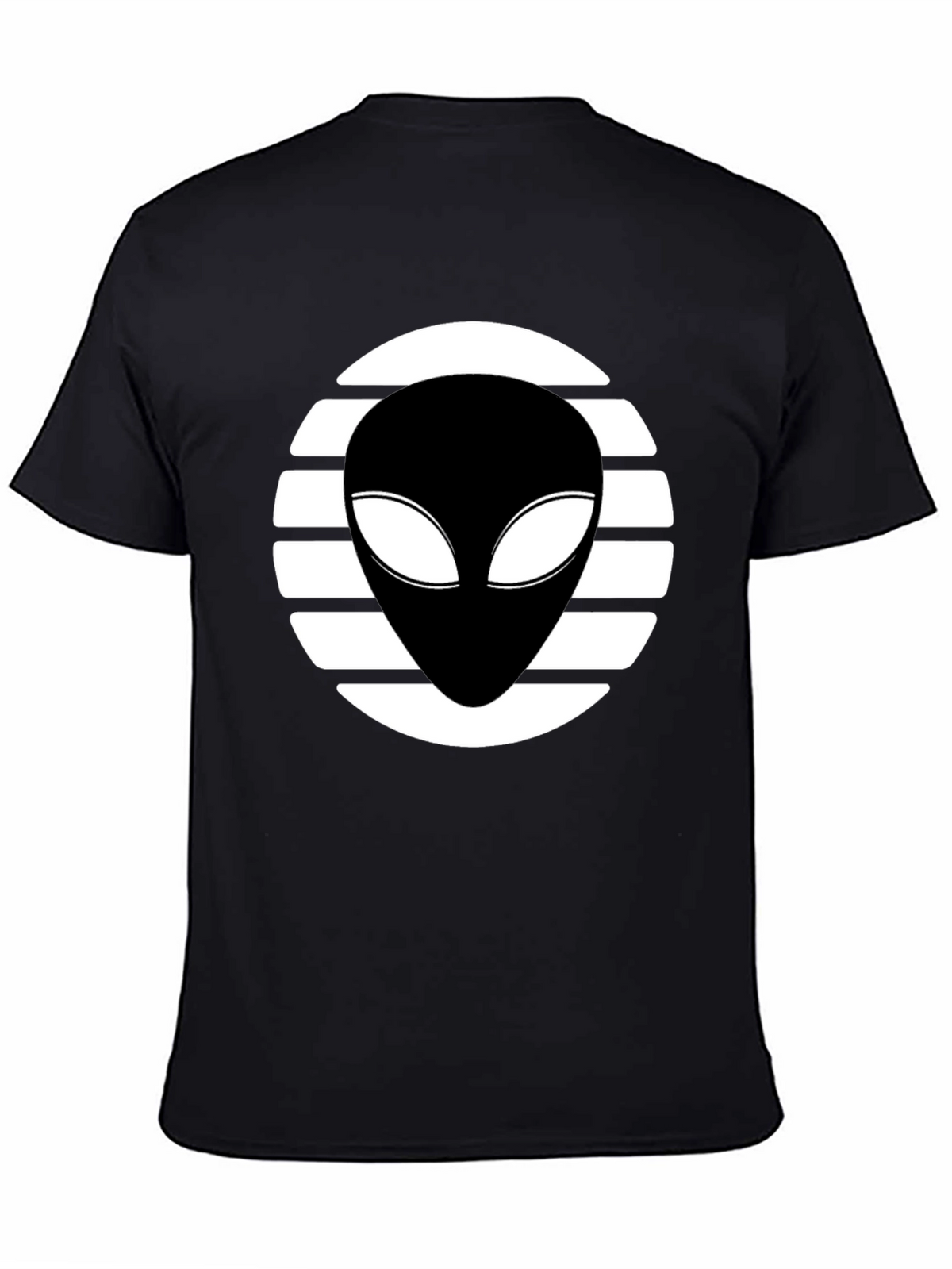 Alien Graphic Black T-Shirt