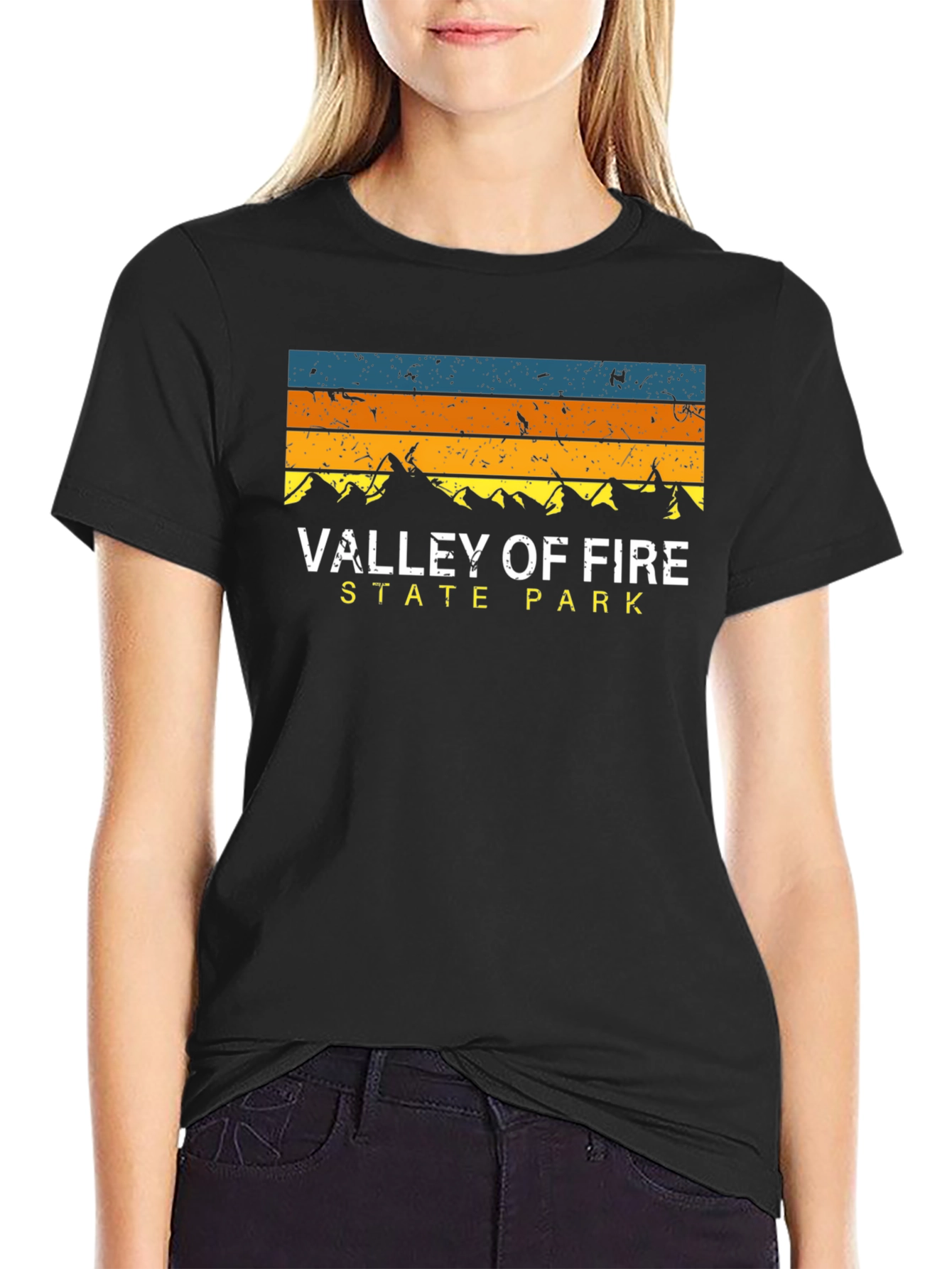 Valley of Fire State Park Black T-Shirt