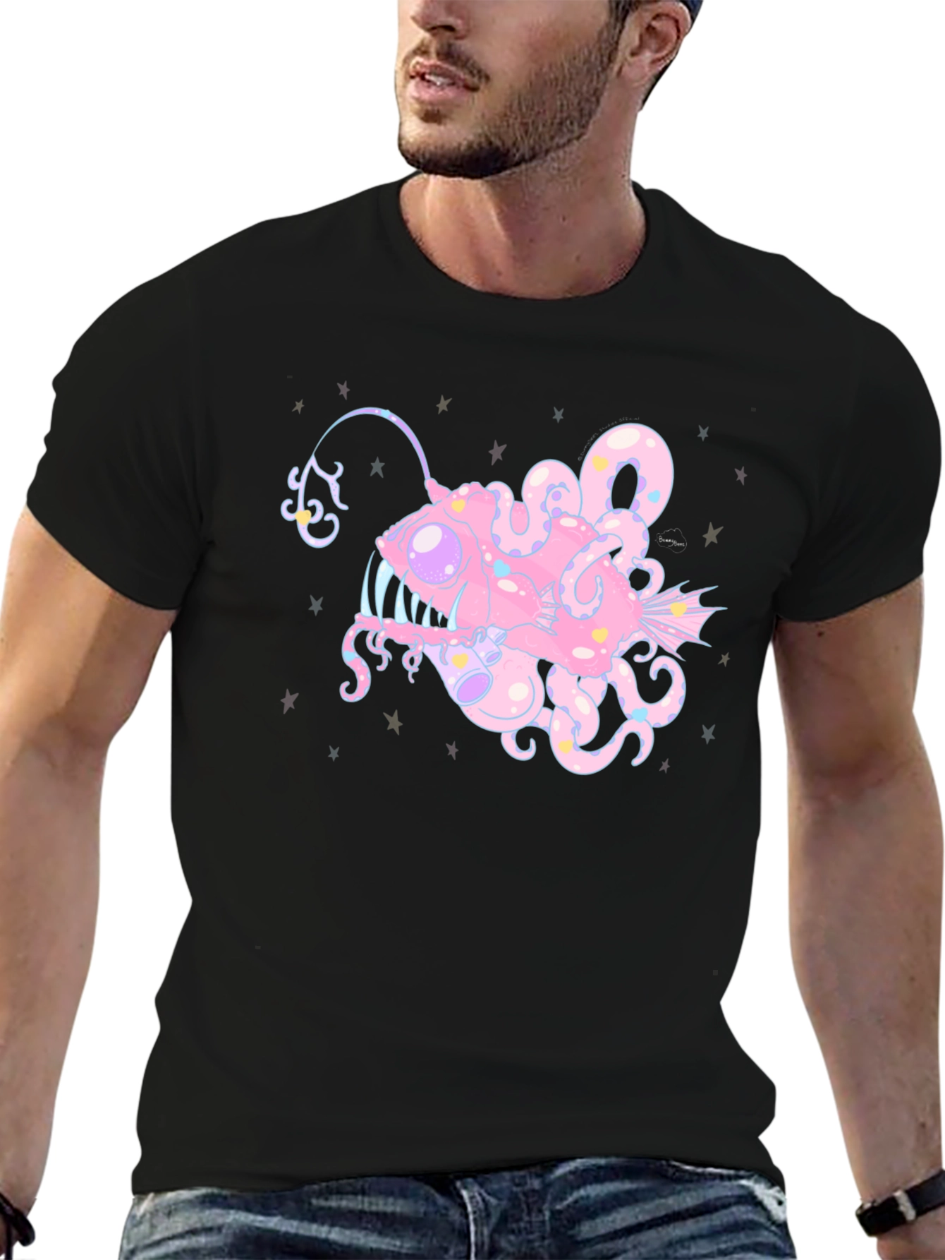 Anglerfish T-Shirt - Unique Graphic Tee
