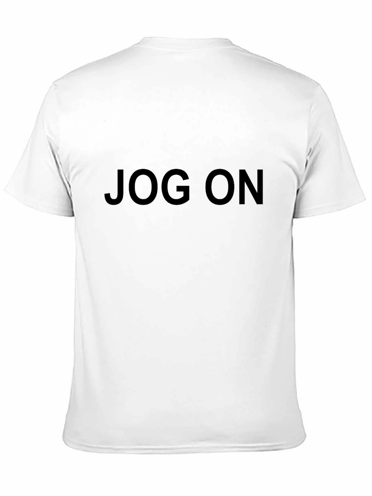 Jog On Black T-Shirt - Casual Style