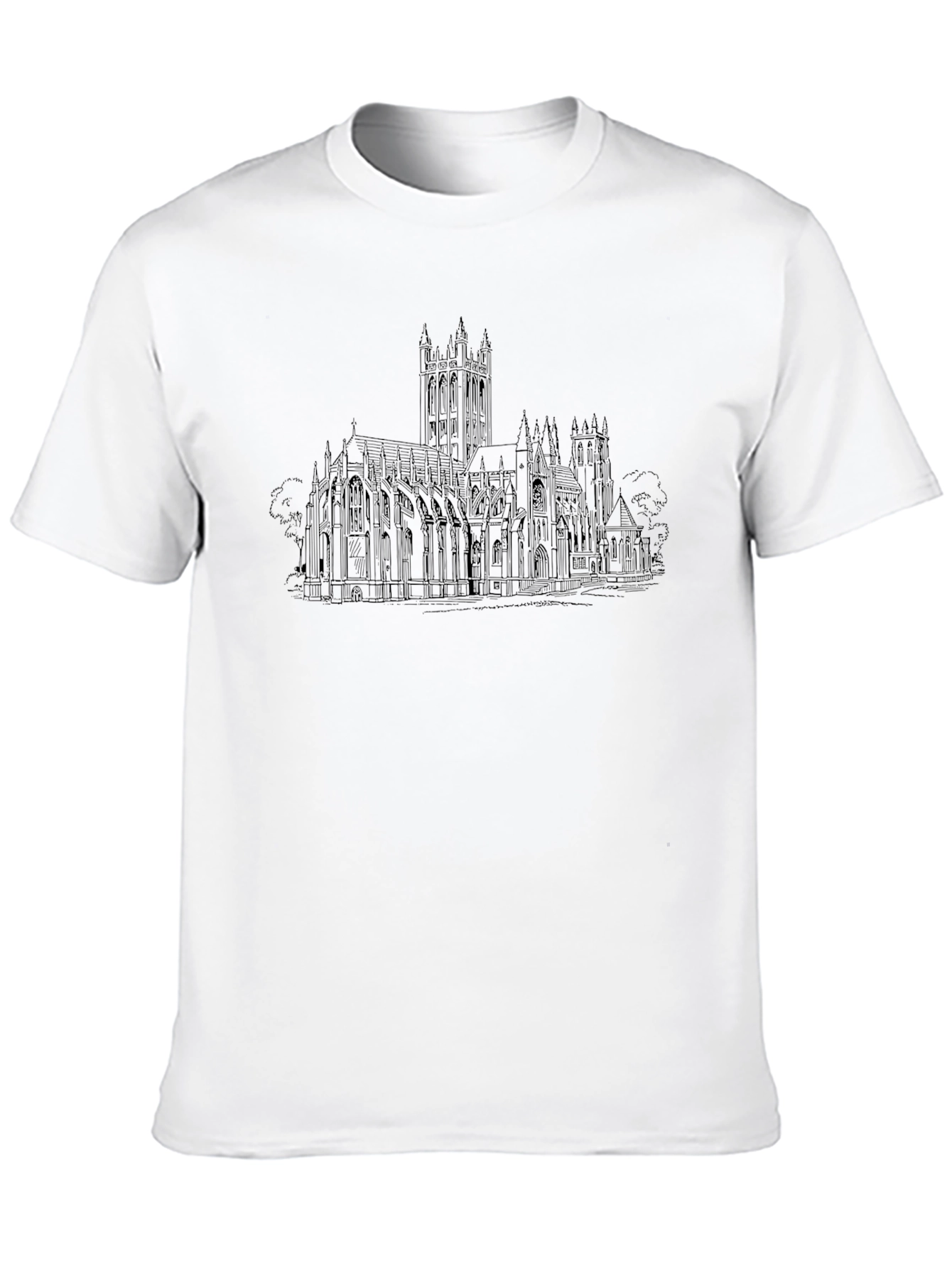 Cathedral Graphic T-Shirt - Black