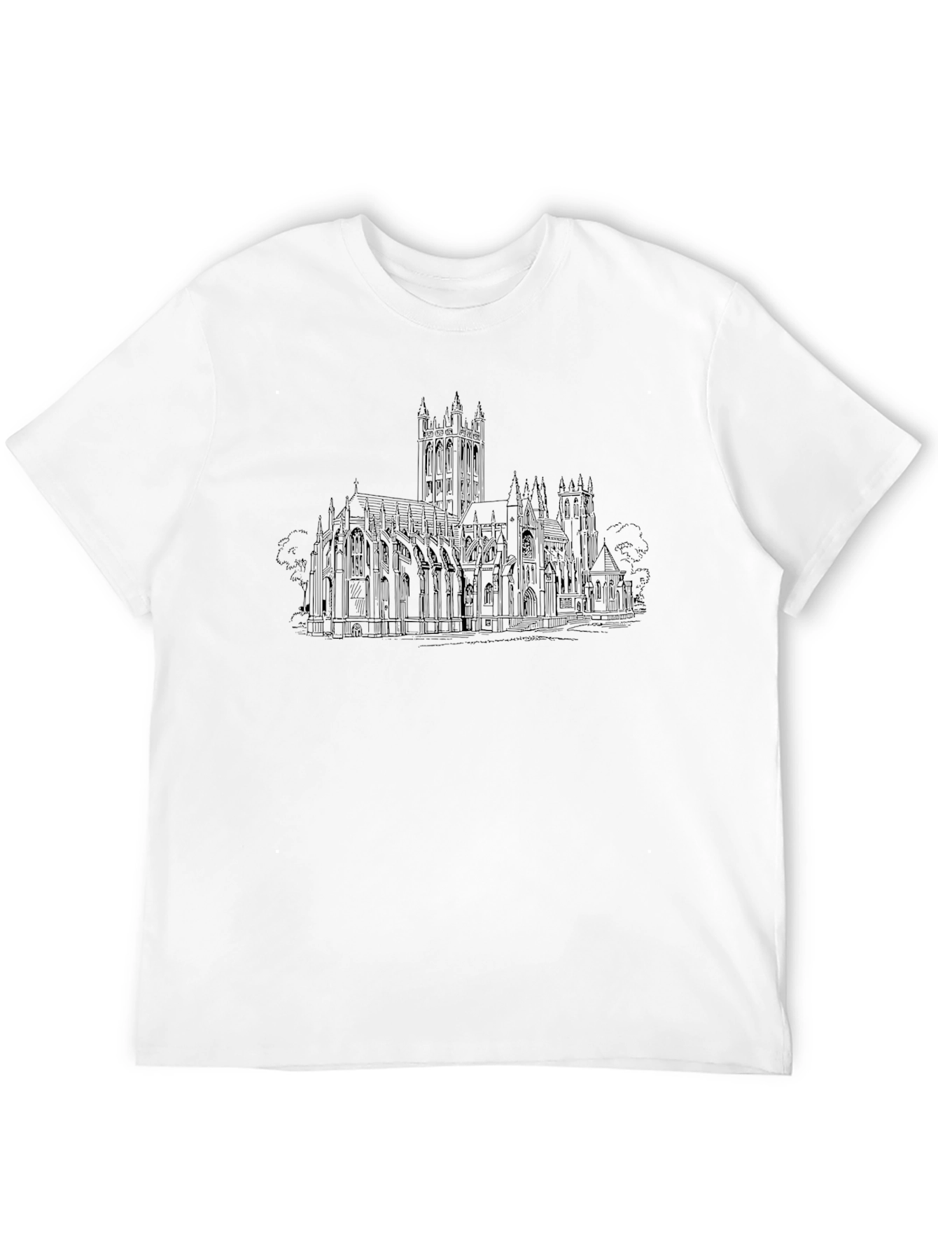 Cathedral Graphic T-Shirt - Black