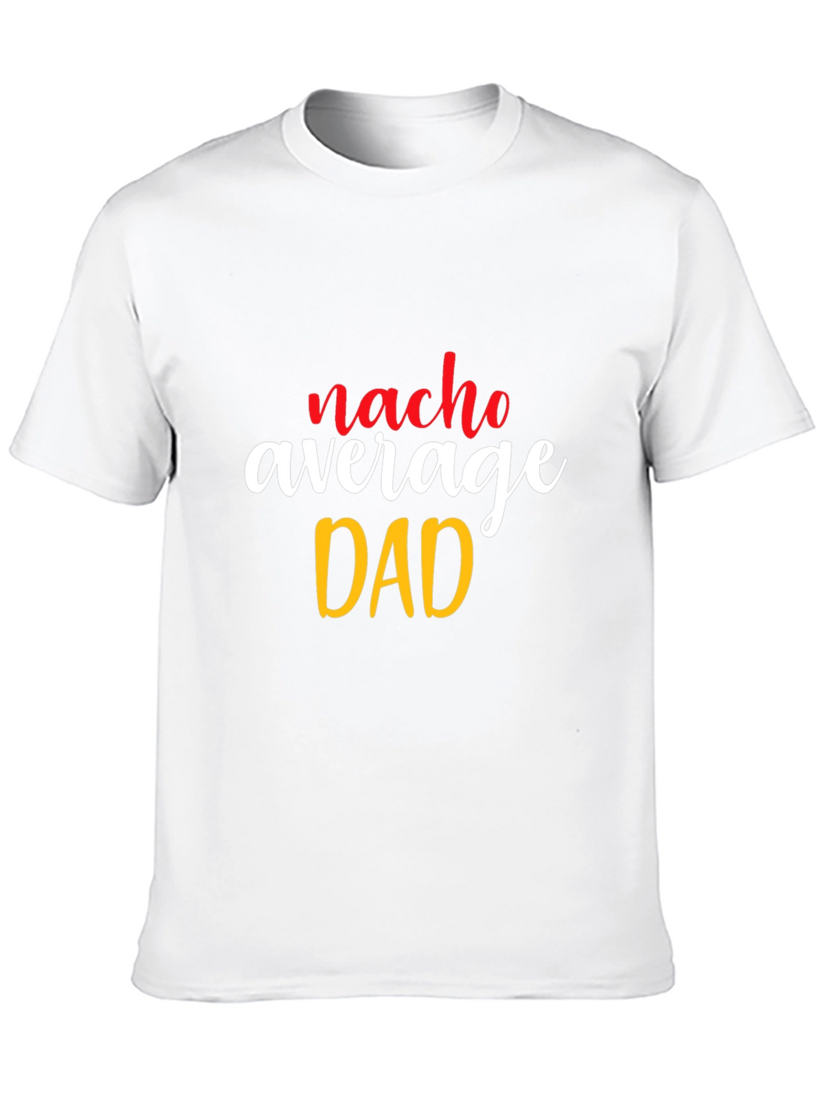 Nacho Average Dad Graphic T-Shirt - Black