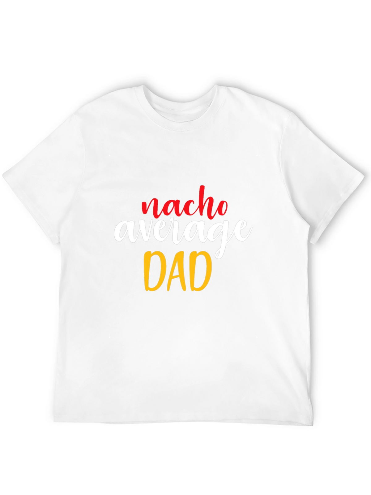 Nacho Average Dad Graphic T-Shirt - Black