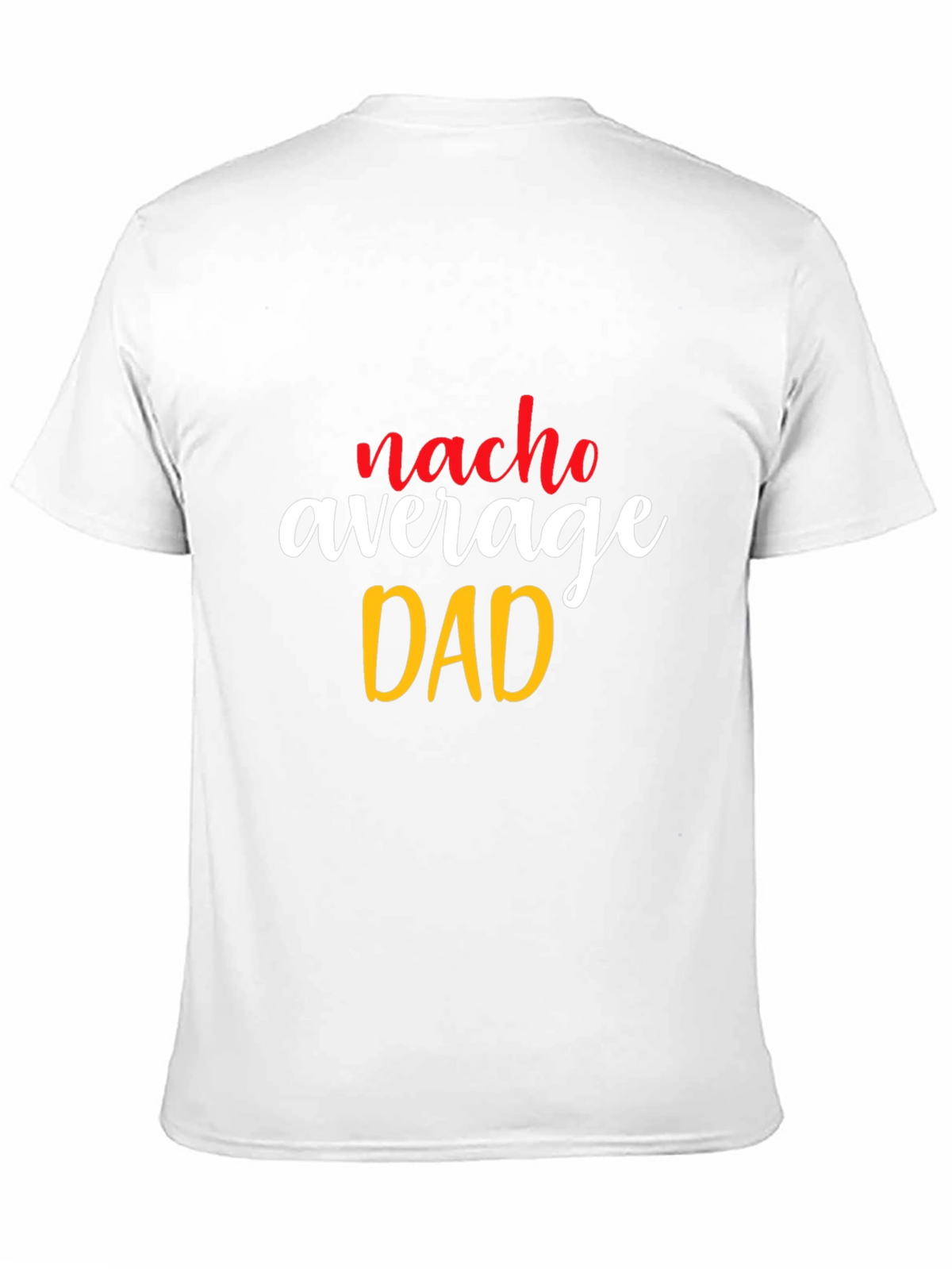 Nacho Average Dad Graphic T-Shirt - Black